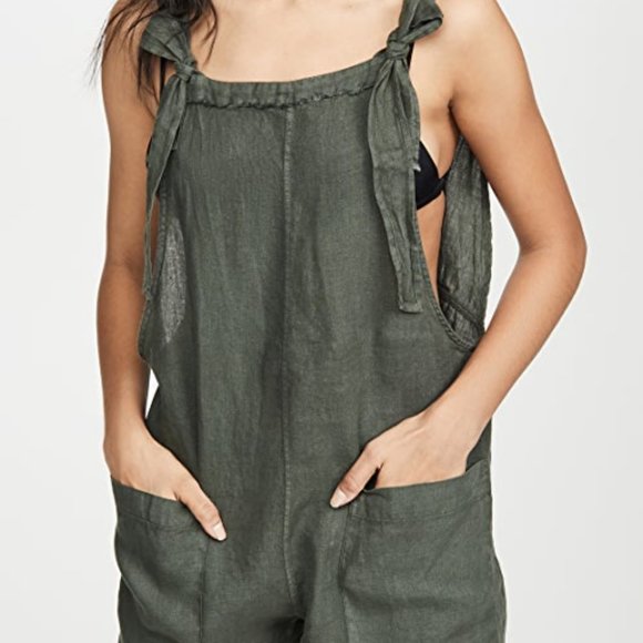 9Seed Pants - 9SEED UBUD overall shorts in linen
